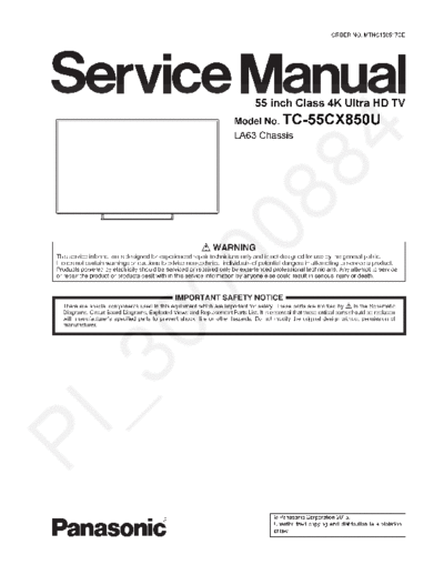 panasonic panasonic tc-55cx850u chassis la63  panasonic LED TC-55CX850U chassis  LA63 panasonic_tc-55cx850u_chassis_la63.pdf