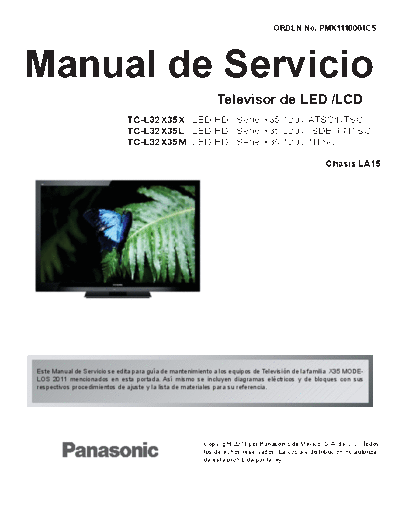 panasonic PANASONIC+TC-L32X35X-L-M  panasonic LED TC-L32X35 chassis LA15 PANASONIC+TC-L32X35X-L-M.pdf