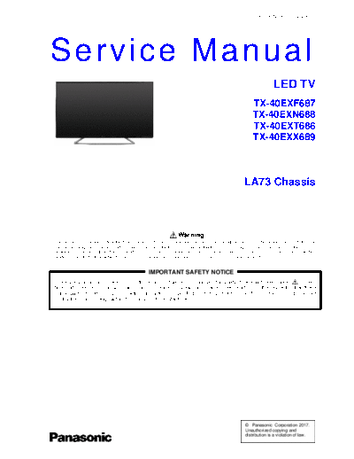 panasonic PCZ1702020CE  panasonic LED TX-40EXX689 PCZ1702020CE.pdf