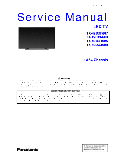 panasonic PCZ1609177CE  panasonic LED TX-49DXT686 PCZ1609177CE.pdf