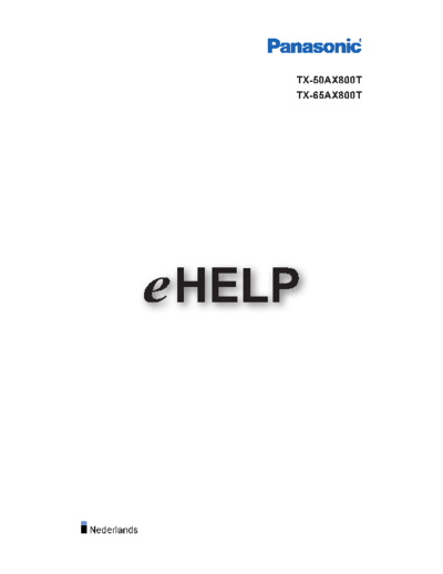 panasonic TQB0E2445B-E  panasonic LED TX-50AX800E TQB0E2445B-E.pdf