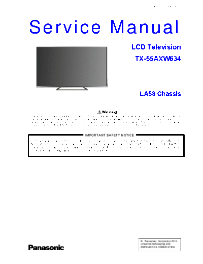 panasonic PCZ1409168CE  panasonic LED TX-55AXW634 PCZ1409168CE.pdf