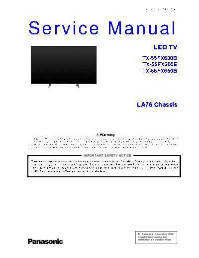 panasonic PCZ1803017CE  panasonic LED TX-55FX600B PCZ1803017CE.pdf