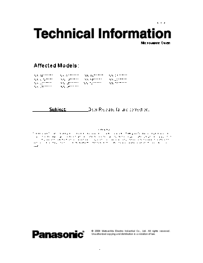 panasonic HAD0804001T2  panasonic Micro wave oven NNA-752WBBPQ HAD0804001T2.pdf