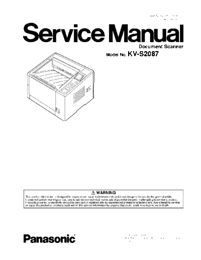 panasonic S2087H 9  panasonic Office KV-S2087 S2087H_9.pdf