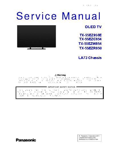 panasonic PCZ1706125CE  panasonic Oled TV TX-55EZR950 PCZ1706125CE.pdf