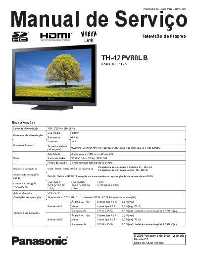 panasonic panasonic th-42pv80lb ch gph11da  panasonic Plasma TV GPH11DA chassis panasonic_th-42pv80lb_ch_gph11da.pdf