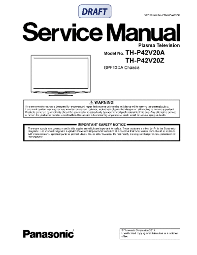 panasonic panasonic th-p42v20a chassis gph12da  panasonic Plasma TV GPH12DA chassis panasonic_th-p42v20a_chassis_gph12da.pdf