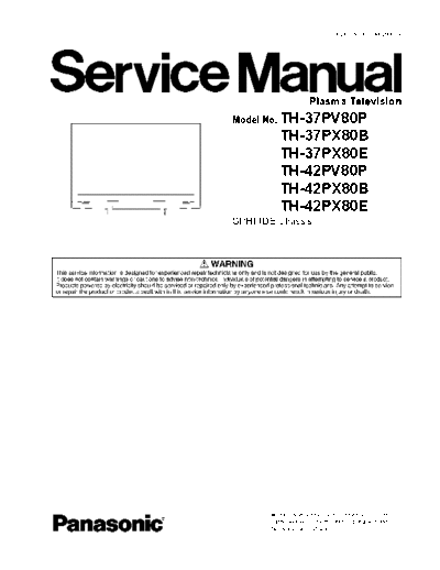 panasonic TH-42PX80E.part08  panasonic Plasma TV TH-37PV80 TH-42PX80E.part08.rar