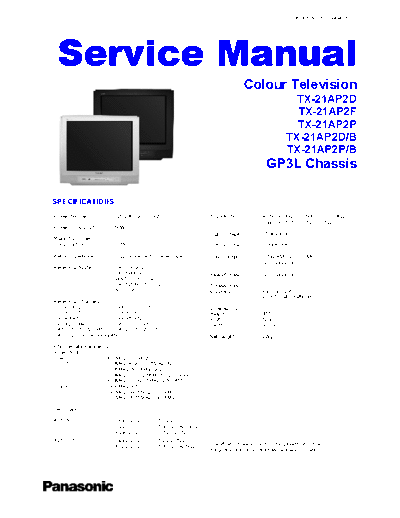 panasonic Panasonic+TX-21AP2P  panasonic TV GP3L chassis Panasonic+TX-21AP2P.pdf