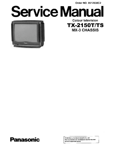 panasonic -tx-2150  panasonic TV MX-3 chassis panasonic-tx-2150.zip