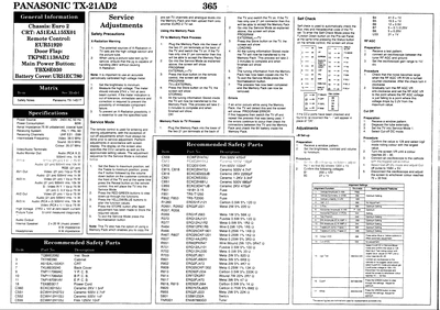 panasonic tx-21ad2  panasonic TV TX-21AD2 tx-21ad2.djvu