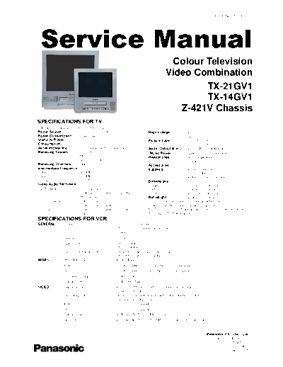 panasonic 99066  panasonic TV TX-21GV1 99066.pdf