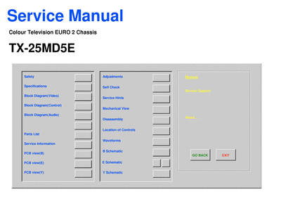 panasonic tx25md5e  panasonic TV TX-25MD5E tx25md5e.djvu