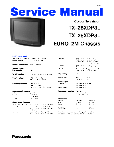 panasonic Panasonic-EURO-2M  panasonic TV TX-25XDP3L Panasonic-EURO-2M.pdf
