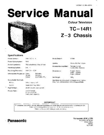 panasonic z3  panasonic TV Z3 chassis z3.pdf