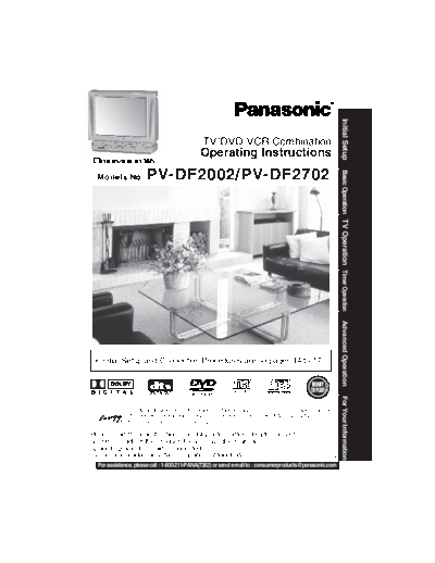 panasonic lsqt0521a  panasonic TV-Video PV-DF2702 lsqt0521a.pdf
