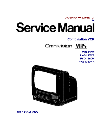 panasonic Panasonic+Omnivision++PVQ130W+WA+PVQ+1300WA+tv+vcr (1)  panasonic TV-Video PVQ-1300W Panasonic+Omnivision++PVQ130W+WA+PVQ+1300WA+tv+vcr (1).pdf