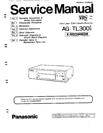 panasonic Atl300e  panasonic Video AG-TL300 Atl300e.pdf