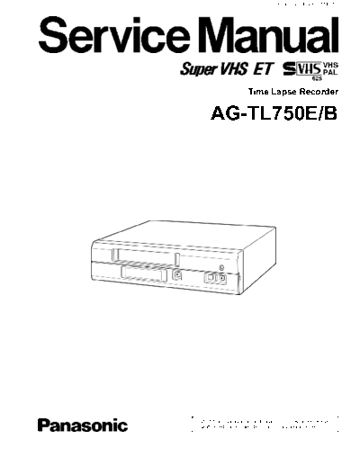 panasonic 1951 - manuel technique  panasonic Video AG-TL750E 1951 - manuel technique.pdf