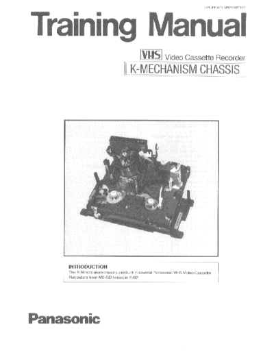 panasonic k-mech training 161  panasonic Video K Mechanisme k-mech_training_161.pdf