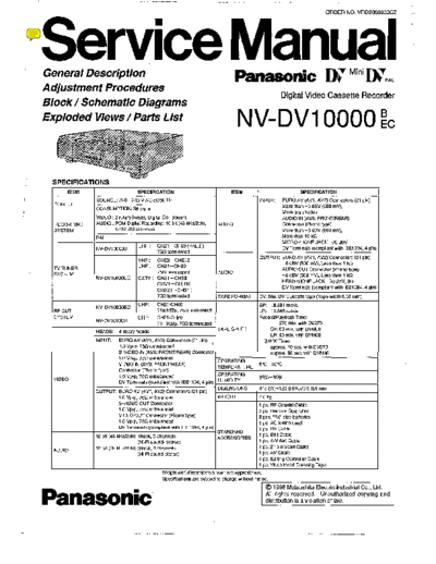 panasonic panasonic nv-dv10000 sm  panasonic Video NV-DV10000EC panasonic_nv-dv10000_sm.pdf