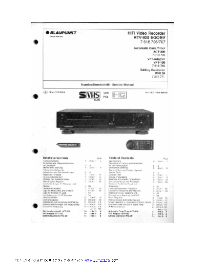 panasonic panasonic nv-fs100 blaupunkt rtv-920 sm  panasonic Video NV-FS100 panasonic_nv-fs100_blaupunkt_rtv-920_sm.pdf