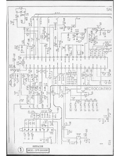 PHILCO HITACHI CPT-2933SR -   PCS2950  PHILCO TV PCS-2950 HITACHI CPT-2933SR - Philco PCS2950.pdf