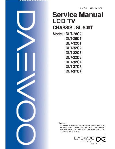 Daewoo DSL500TEF0  Daewoo LCD DSL500TEF0.rar