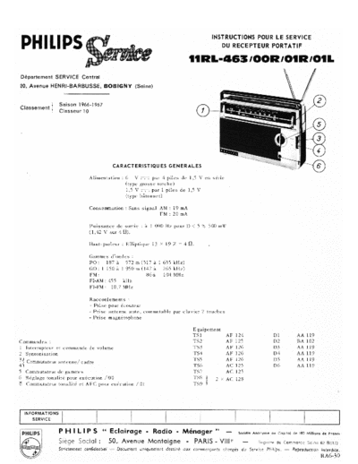 Philips 11 rl 463  Philips Audio 11RL463 11 rl 463.pdf