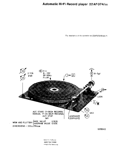 Philips philips automatic hi-fi record player 22af074 sm  Philips Audio 22AF074 philips_automatic_hi-fi_record_player_22af074_sm.pdf