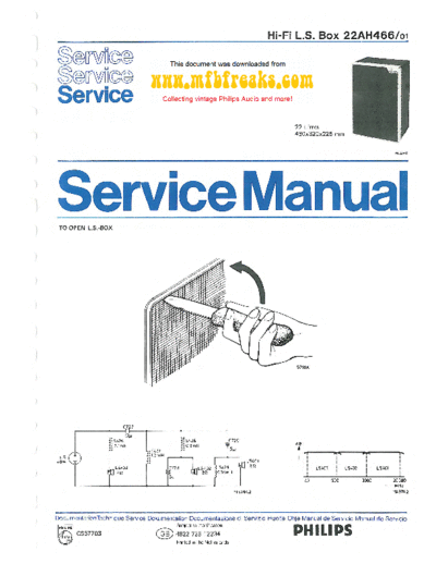 Philips Service Manual 22AH466  Philips Audio 22AH466 Service_Manual_22AH466.pdf