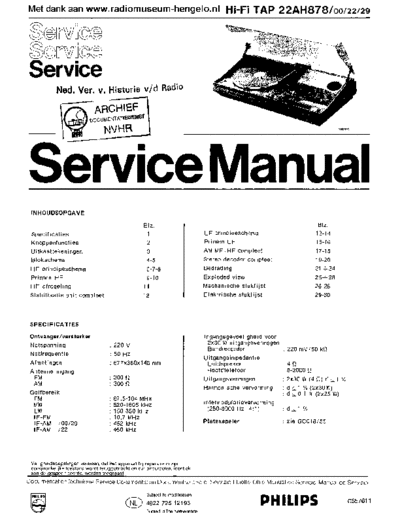Philips Philips 22AH878  Philips Audio 22AH878 Philips_22AH878.pdf