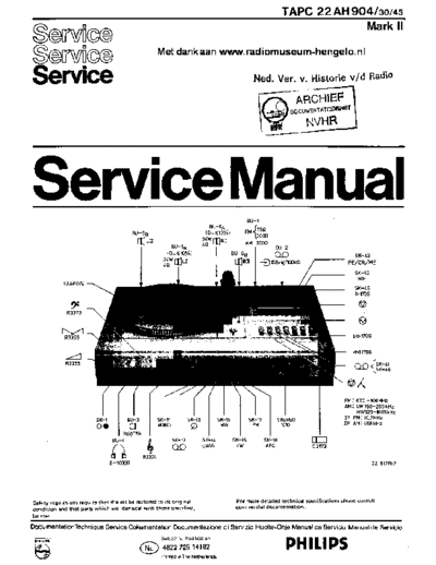Philips 22AH904-30-45  Philips Audio 22AH904 Philips_22AH904-30-45.pdf