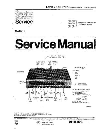 Philips philips 22ah974 sm  Philips Audio 22AH974 philips_22ah974_sm.pdf