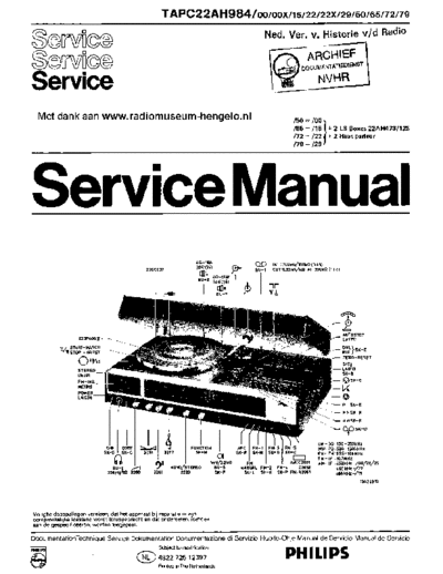 Philips 22AH984  Philips Audio 22AH984 Philips_22AH984.pdf