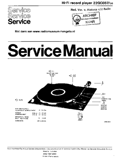 Philips 22GC037  Philips Audio 22AH984 Philips_22GC037.pdf