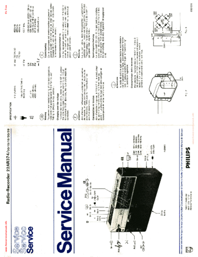 Philips 22ar374  Philips Audio 22AR374 22ar374.pdf