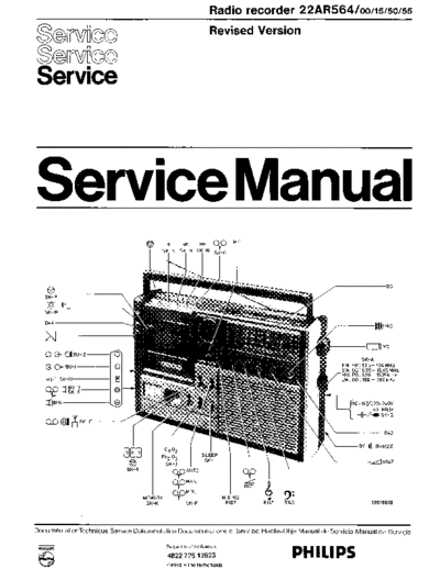 Philips philips 22ar564 sm  Philips Audio 22AR564 philips_22ar564_sm.pdf