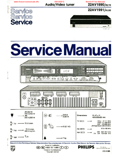 Philips 22av1990  Philips Audio 22AV1991 22av1990.pdf