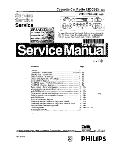 Philips PHILIPS+22DC594  Philips Audio 22DC594 PHILIPS+22DC594.pdf