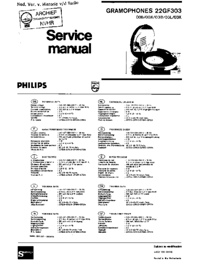 Philips 22GF303  Philips Audio 22GF303 Philips_22GF303.pdf