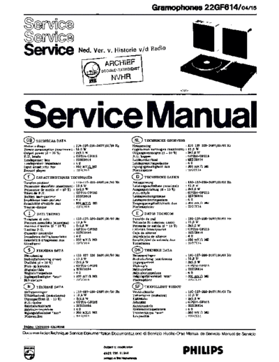 Philips Philips 22GF614  Philips Audio 22GF614 Philips_22GF614.pdf