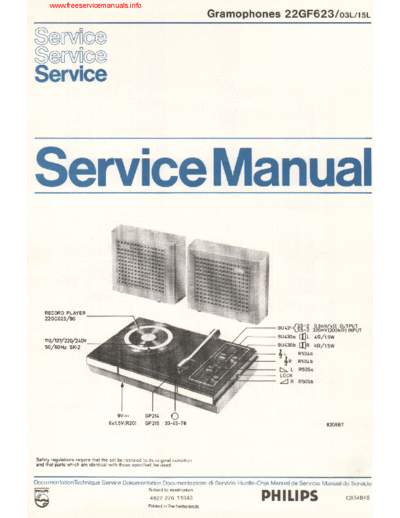 Philips 22gf623  Philips Audio 22GF623 22gf623.pdf