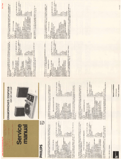 Philips 22gf908  Philips Audio 22GF908 22gf908.pdf