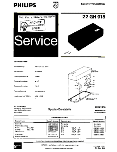 Philips Philips 22GH915  Philips Audio 22GH915 Philips_22GH915.pdf