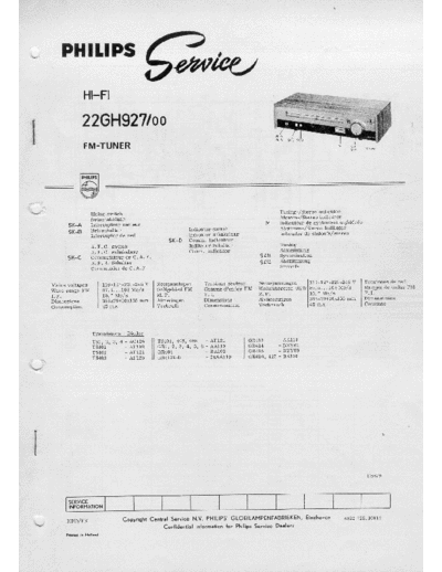 Philips 22gh927  Philips Audio 22GH927 22gh927.pdf