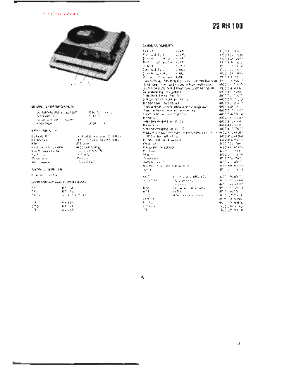 Philips 22RH100  Philips Audio 22RH100 22RH100.pdf