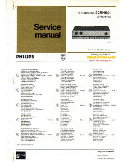 Philips 22RH521  Philips Audio 22RH521 22RH521.pdf