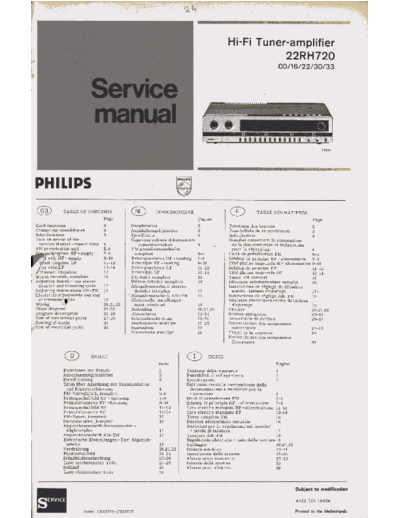 Philips 22RH72000 SB-SI 1330410962  Philips Audio 22RH720 22RH72000_SB-SI_1330410962.pdf